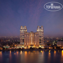 Fairmont Nile City Hotel Exterior Dusk