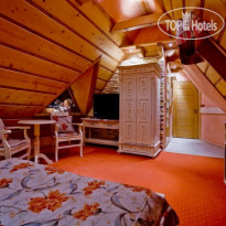 Lesny Dworek Апартаменты Alpine (спальня)