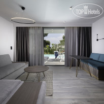Lagomandra Beach Hotel Deluxe Duplex Suite with Priva