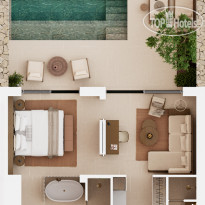 The Olivar Suites Ionian Beachfront Suite SV wit