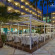H10 Cambrils Playa Restaurant's terrace at night