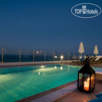 Althea Kalamies Luxury Villas Pool by night