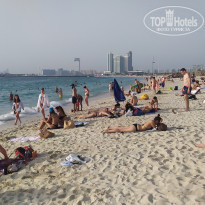 Пляж JBR вечером