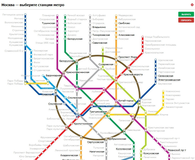 Карта станция ховрино