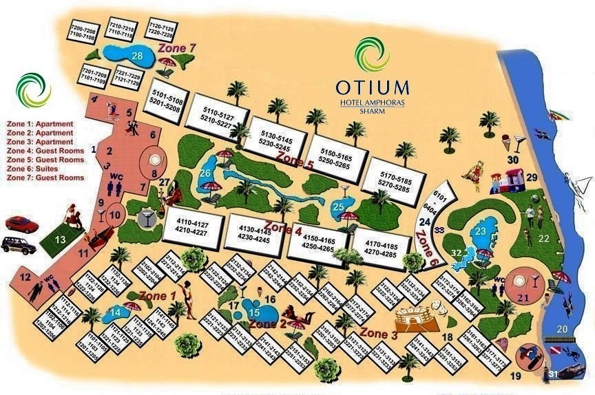 Otium family club marine beach 5 карта