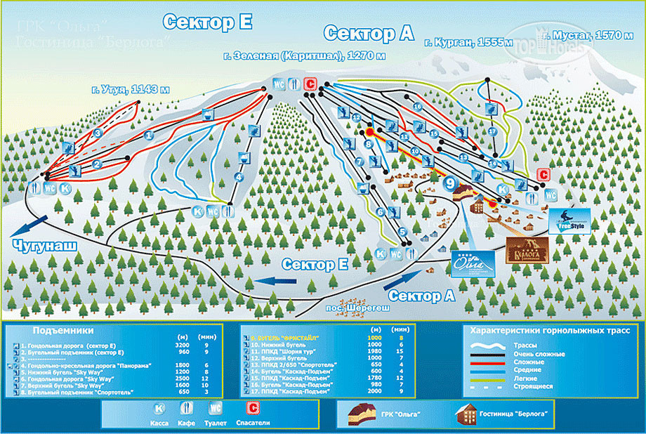 Курорт трассы. Карта отелей Шерегеш гора зеленая. Схема трасс Шерегеш 2022. Карта склонов Шерегеш сектор е. Сектор е Шерегеш схема трасс.