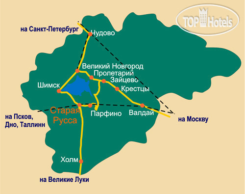 Карта панорама старая русса