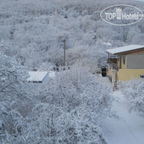 Домики у горной речки 