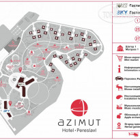 AZIMUT Pereslavl Карта отеля