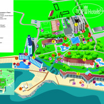 Dolphin Map of Grand Hotel Varna & Res