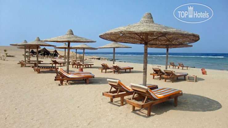 Пляж в Roots Luxury Camp Redsea 3*