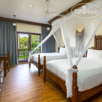 Nungwi Beach Resort by Turaco Twin Bedroom with Pool View
