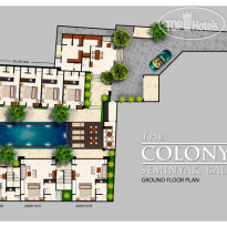 Colony Hotel Карта отеля