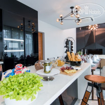 Glam Habitat In villa kitchen area