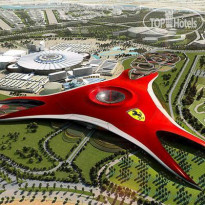 Intercontinental Rotana Inn Abu Dhabi Первый тематический парк Ферра