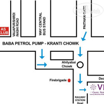 VITS Hotel Aurangabad Hotel Road Direction MAP