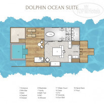 Sun Siyam Iru Veli Dolphin Ocean Suite план номер