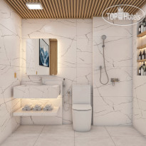 Arrival Beach and Spa Toilet of Rooms