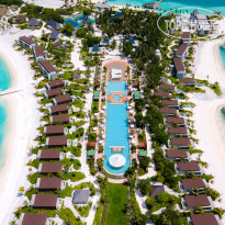 Kuda Villingili Resort Maldives Aerial Pool 2