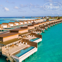 Kuda Villingili Resort Maldives Water villas overview 1