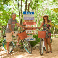 Akumal Natura Glamping free bikes to ride to Akumal B