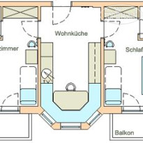 Haus Waldele План номера
