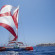 Canaves Oia Catamaran sailing