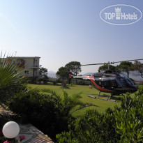 Irida Resort Suites Heliport at garden of Best Wes