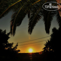 Tylissos Beach Sunset from side sea view room