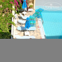 Melitti Hotel Pool sun loungers