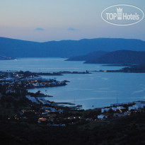 Elounda Solfez Villas Dusk at Mirabello Bay...