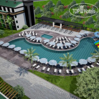 Бассейн под открытым небом (Только для взрослых) в Hotella Hotel and Spa 4*