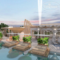 Бассейн Santorini в Ethno Hotel Belek 5*