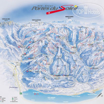 Chalet Vuargne Карта горнолыжных трасс.