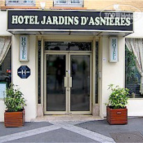 Les Jardins d'Asnieres Вход в отель