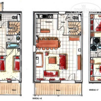 Chalet des Neiges Plein Sud Апартамены на 12 человек.