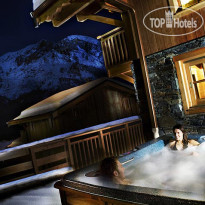 Chalets Cocoon Джакузи под открытым небом.