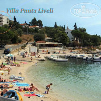 Villa Punta Liveli Вид с пляжа на Villa Punta Liv