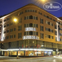 Belvedere Hotel building - night