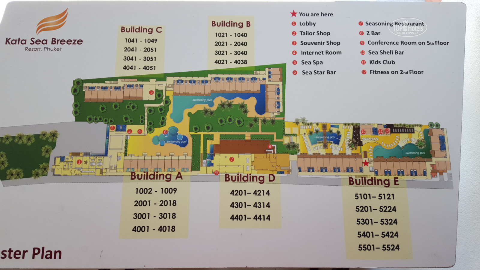 Карта бриз пхукет. Карта отеля Kata Sea Breeze. Kata Sea Breeze план. Kata Sea Breeze Resort расположение корпусов. Kata Sea Breeze 3* вид сверху.