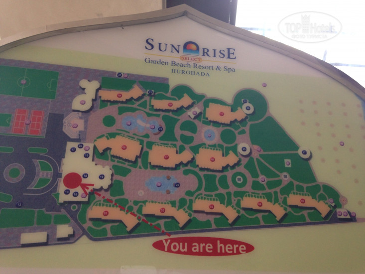 Sunrise resort hotel 5 карта отеля