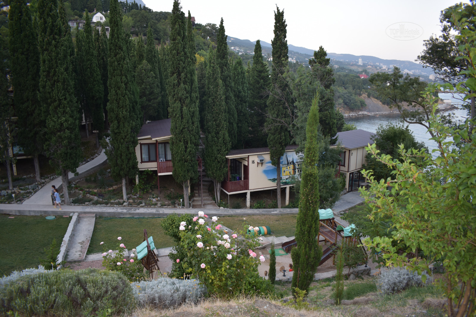 пляж зеленый мыс алупка