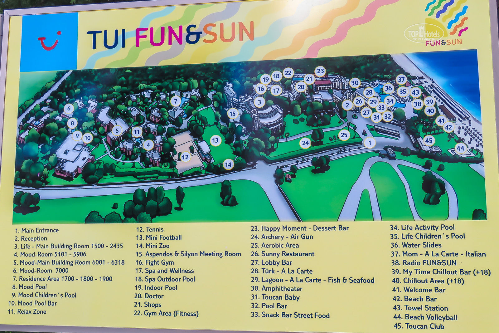 Fun sun family life belek 5 карта