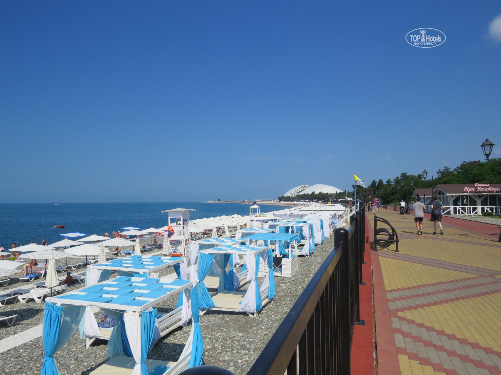 Пляж отеля Сигма Сириус