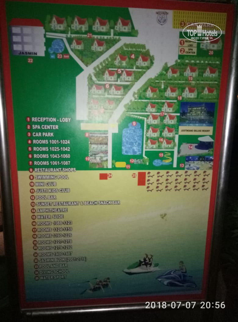 Justiniano club park conti 5 карта отеля