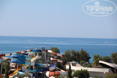 Kahya & Resort Aqua 5* Вид из номера в сторону моря (с зумом) - Фото отеля