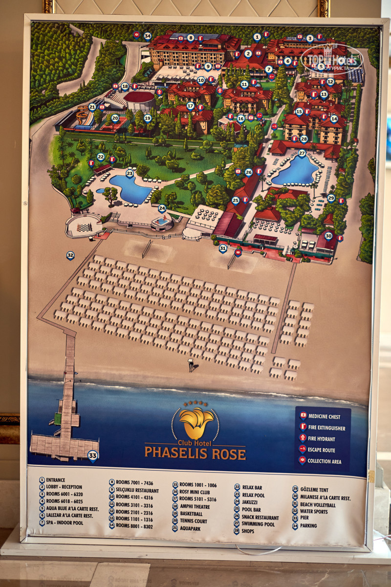 Club hotel phaselis rose 5 карта