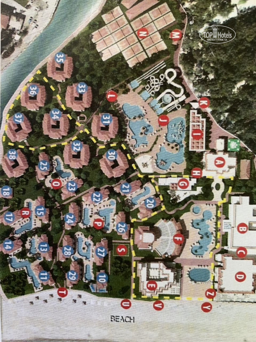 Gural belek карта отеля