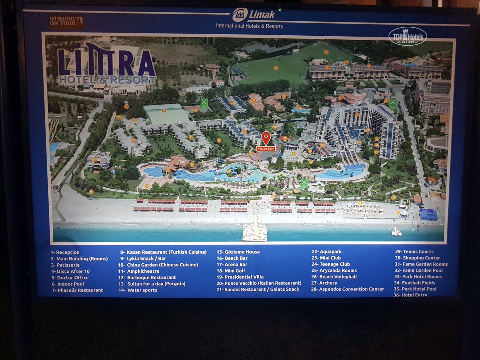 Limak limra hotel resort 5 карта отеля