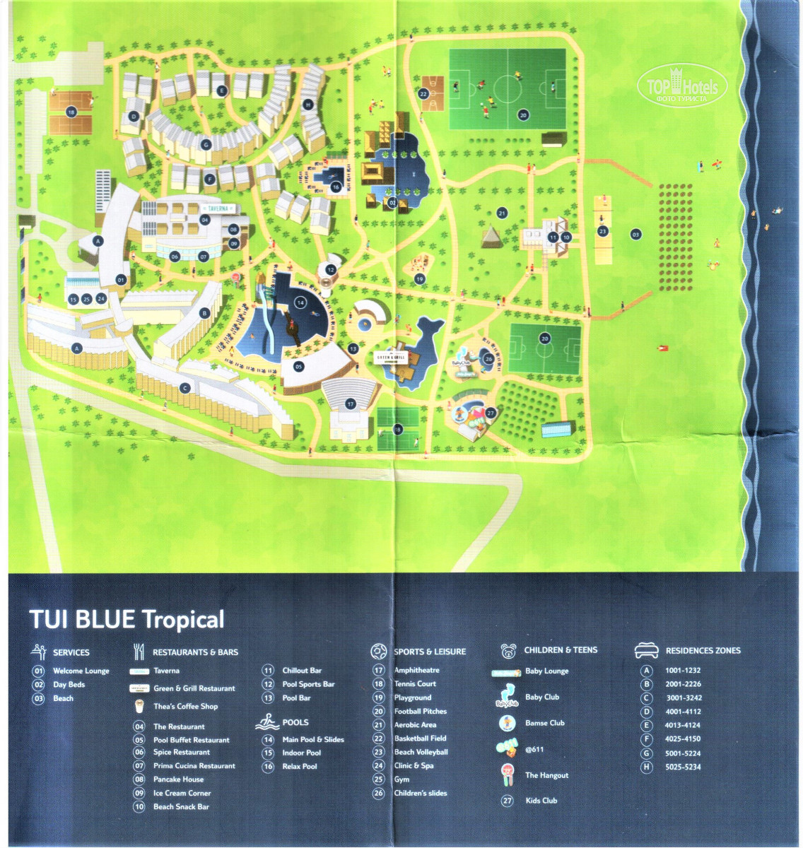 Blue tropical 5. TUI Blue Tropical карта отеля. Туи Блю Тропикал. TUI Blue Tropical 4* карта отеля. Карта отеля туи Блу Тропикал.